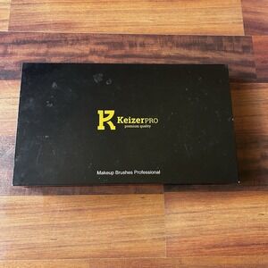 KeizerPRO Makeup Brushes Professional‎ Premium Quality Set of 10 Black